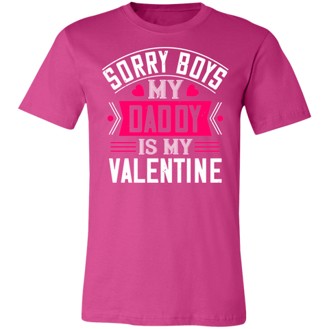 Image of Valentine Design Unisex Jersey Short-Sleeve T-Shirt