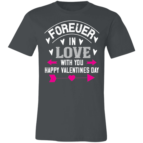Image of Valentine Design Unisex Jersey Short-Sleeve T-Shirt