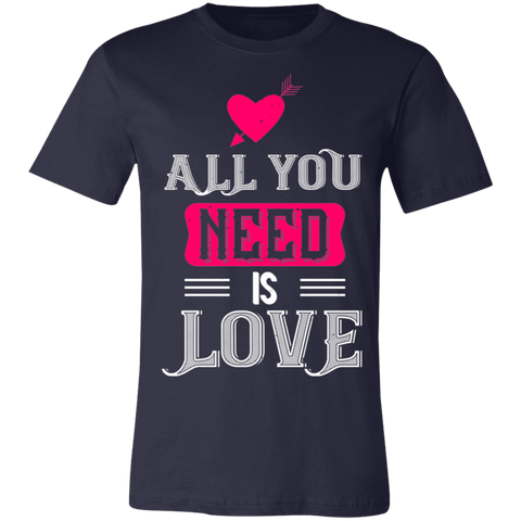 Image of Valentine Design Unisex Jersey Short-Sleeve T-Shirt
