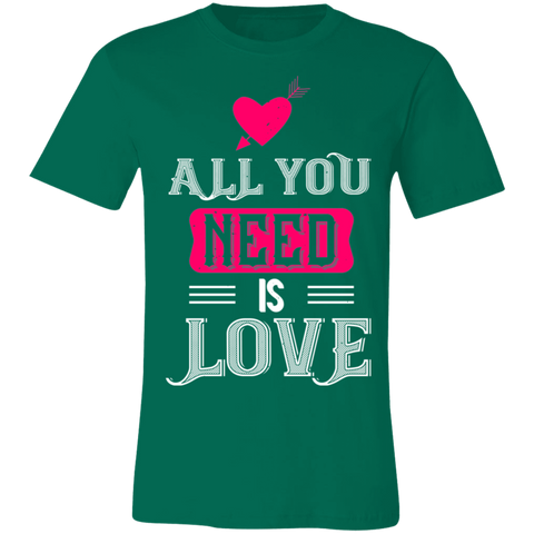 Image of Valentine Design Unisex Jersey Short-Sleeve T-Shirt