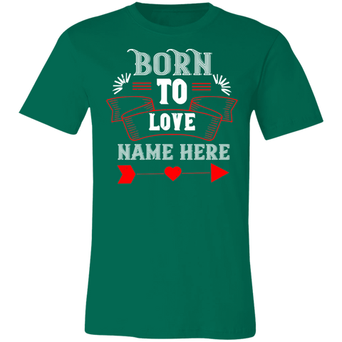 Image of Valentine Design Unisex Jersey Short-Sleeve T-Shirt