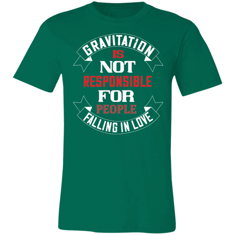 Image of Valentine Design Unisex Jersey Short-Sleeve T-Shirt