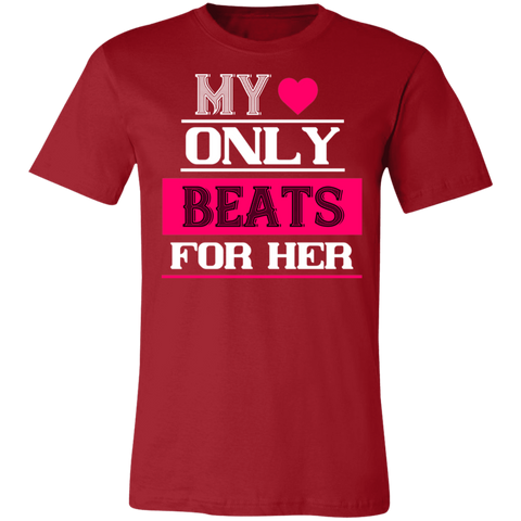 Image of Valentine Design Unisex Jersey Short-Sleeve T-Shirt