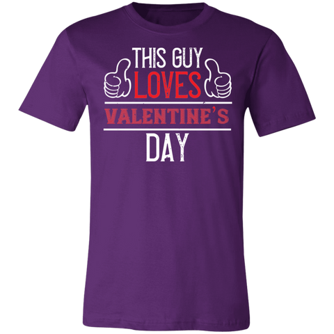 Image of Valentine Design Unisex Jersey Short-Sleeve T-Shirt