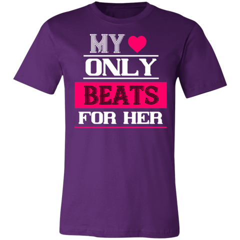 Image of Valentine Design Unisex Jersey Short-Sleeve T-Shirt