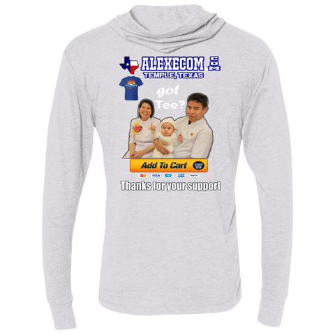 Image of Alexecom Ad Unisex Triblend LS Hooded T-Shirt