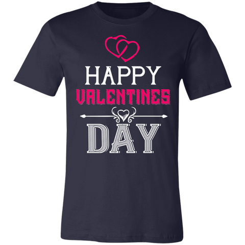 Image of Valentine Design Unisex Jersey Short-Sleeve T-Shirt