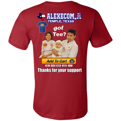 Image of Company Ad Design Unisex Jersey Short-Sleeve T-Shirt