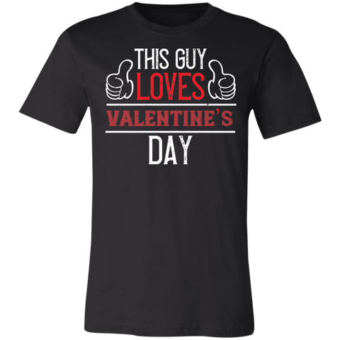 Image of Valentine Design Unisex Jersey Short-Sleeve T-Shirt