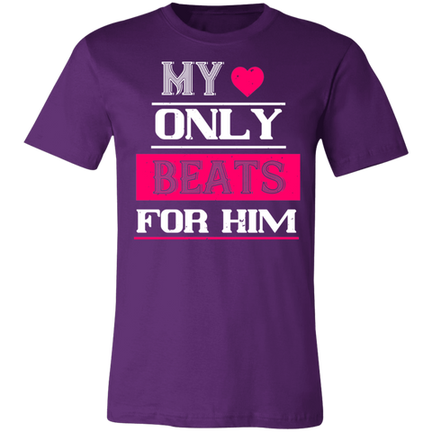 Image of Valentine Design Unisex Jersey Short-Sleeve T-Shirt