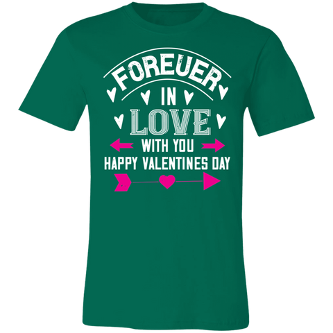 Image of Valentine Design Unisex Jersey Short-Sleeve T-Shirt