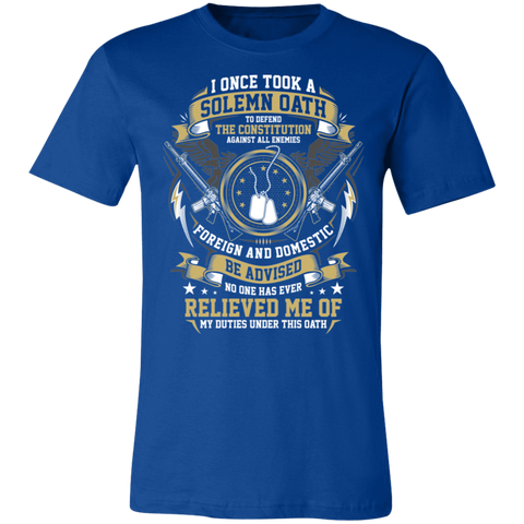 Image of Veteran Design Premium Unisex Jersey Short-Sleeve T-Shirt
