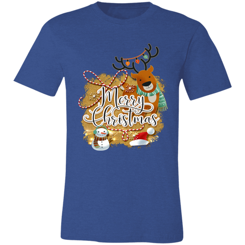 Image of Merry Christmas Unisex Jersey Short-Sleeve T-Shirt
