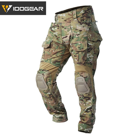 Image of IDOGEAR Tactical G3 Pants Airsoft Combat Trousers Military Army Tactical Bdu Camouflage Pants Winter Sports 3205