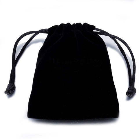 Image of Drawstring Black Velvet Bag Multi Size 7cm*8cm Jewelry Packaging Velvet Bag Gift Bag BAG01Z6