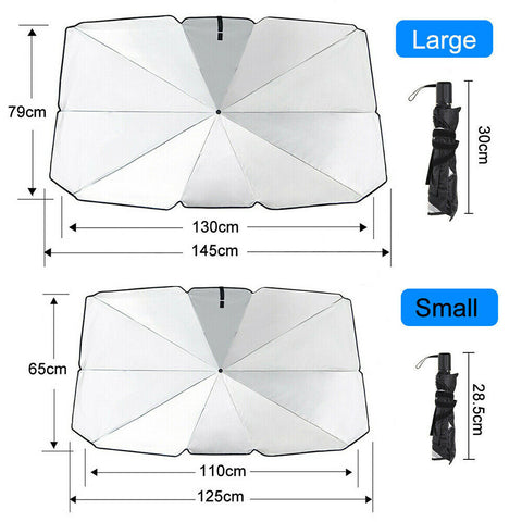 Image of Car Sun Shade Protector Parasol Auto Front Window Sunshade Covers Car Sun Protector Interior Windshield Protection Accessories