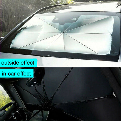 Image of Car Sun Shade Protector Parasol Auto Front Window Sunshade Covers Car Sun Protector Interior Windshield Protection Accessories