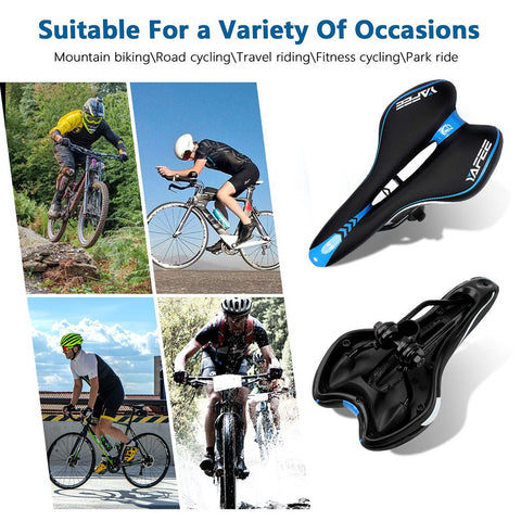 Image of Professional Mountain Bike Seat Cushion Waterproof Shock Riding Seat