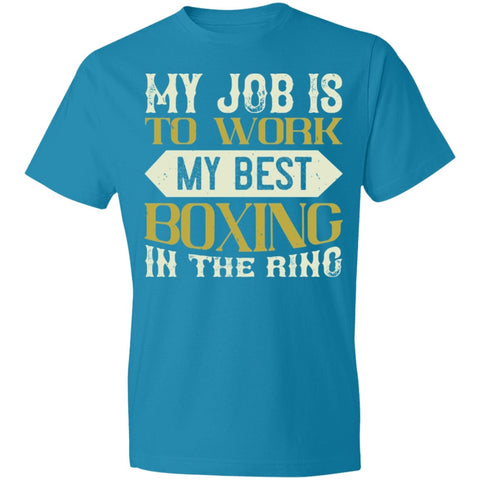 Image of boxing Design Lightweight T-Shirt 4.5 oz - Alexecom.com