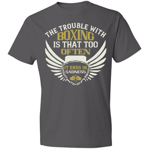 Image of boxing Design Lightweight T-Shirt 4.5 oz - Alexecom.com