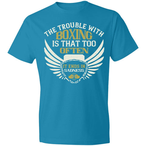 Image of boxing Design Lightweight T-Shirt 4.5 oz - Alexecom.com