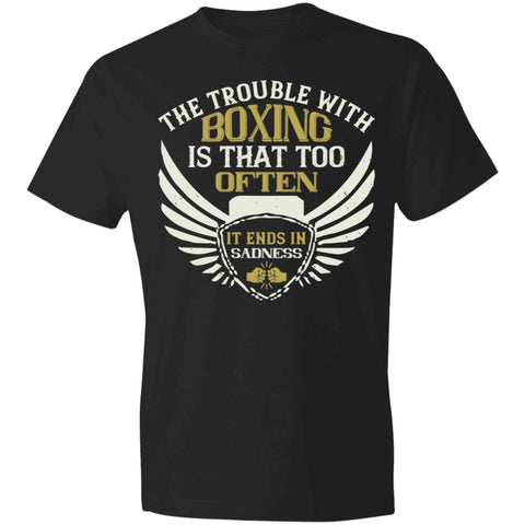 Image of boxing Design Lightweight T-Shirt 4.5 oz - Alexecom.com