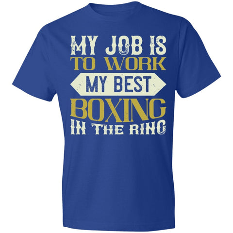 Image of boxing Design Lightweight T-Shirt 4.5 oz - Alexecom.com