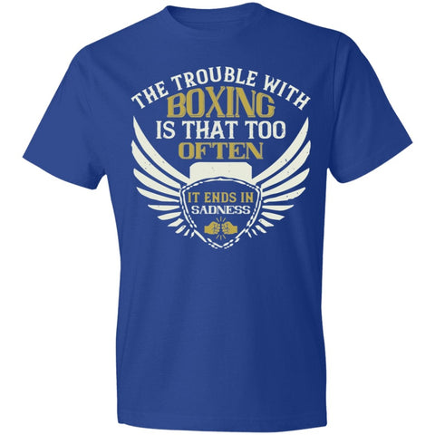 Image of boxing Design Lightweight T-Shirt 4.5 oz - Alexecom.com