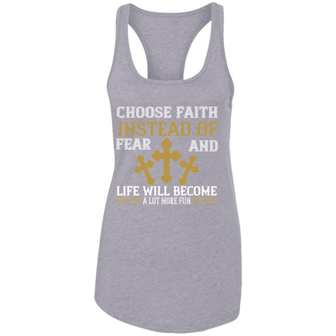 Image of Christian Design Ladies Ideal Racer back Tank top - Alexecom.com
