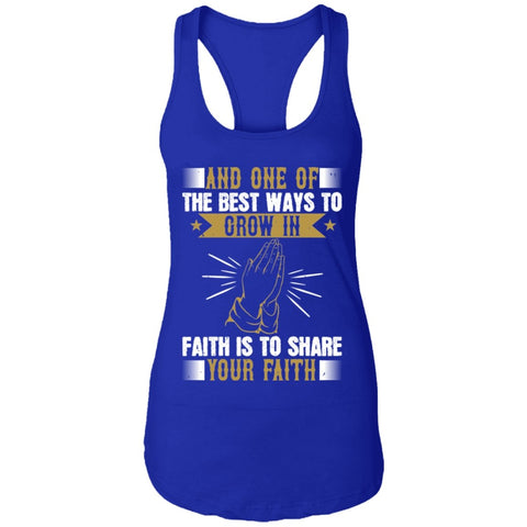 Image of Christian Design Ladies Ideal Racer back Tank top - Alexecom.com