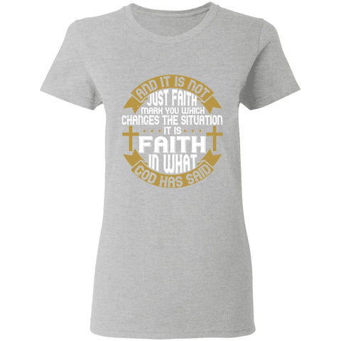 Image of Christian Design Ladies' T-Shirt - Alexecom.com