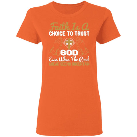 Image of Christian Design Ladies' T-Shirt - Alexecom.com