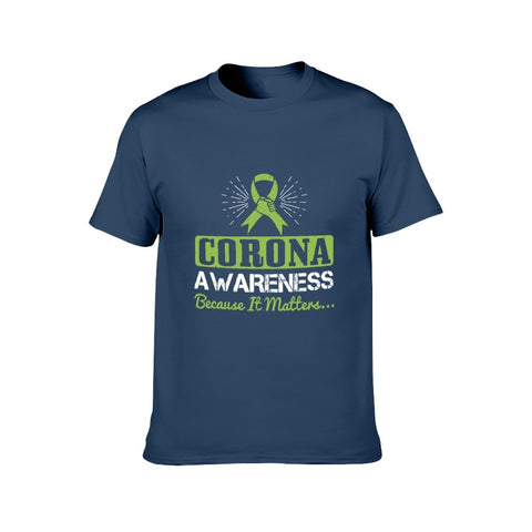 Image of Double Sided Co Awareness T-Shirt for Men, Adult Cotton Short Sleeve Tee - Alexecom.com
