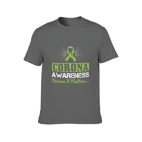 Image of Double Sided Co Awareness T-Shirt for Men, Adult Cotton Short Sleeve Tee - Alexecom.com