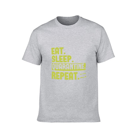 Image of Double Sided Eat Sleep T-Shirt for Men, Adult Cotton Short Sleeve Tee - Alexecom.com