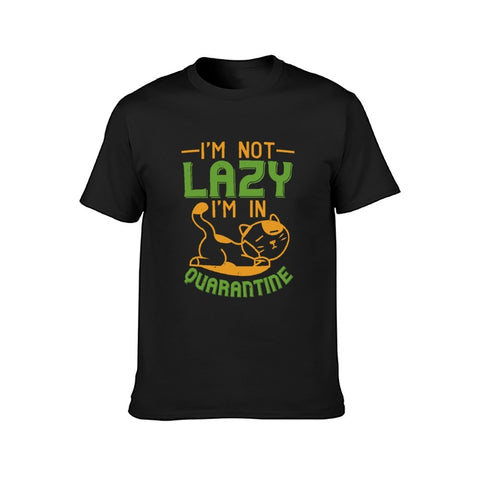 Image of Double Sided I Am not Lazy T-Shirt for Men, Adult Cotton Short Sleeve Tee - Alexecom.com