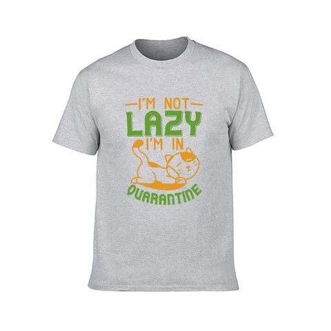 Image of Double Sided I Am not Lazy T-Shirt for Men, Adult Cotton Short Sleeve Tee - Alexecom.com