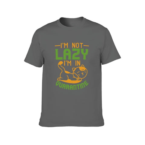Image of Double Sided I Am not Lazy T-Shirt for Men, Adult Cotton Short Sleeve Tee - Alexecom.com