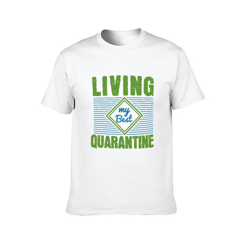 Image of Double Sided Living best T-Shirt for Men, Adult Cotton Short Sleeve Tee - Alexecom.com