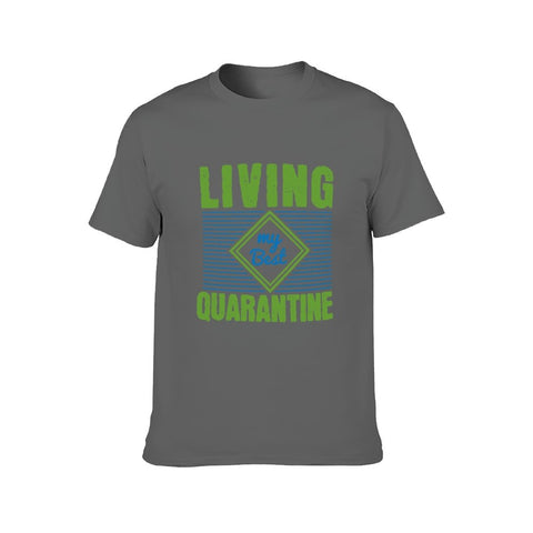 Image of Double Sided Living best T-Shirt for Men, Adult Cotton Short Sleeve Tee - Alexecom.com