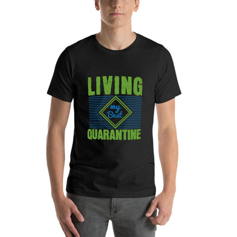Image of Double Sided Living best T-Shirt for Men, Adult Cotton Short Sleeve Tee - Alexecom.com