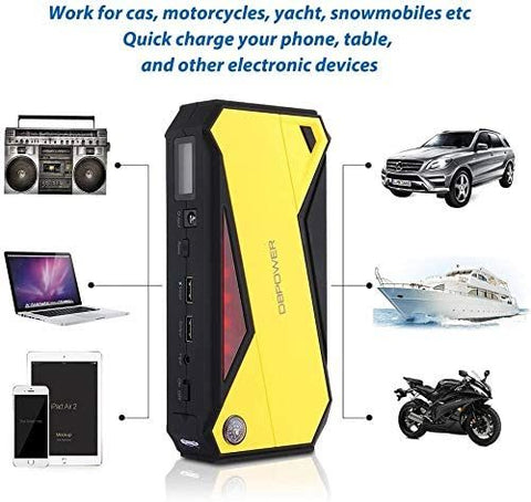 Image of DBPOWER 800A Peak 18000mAh Portable Car Jump Starter