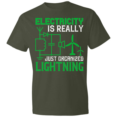 Image of Electrician Design Lightweight T-Shirt 4.5 oz - Alexecom.com