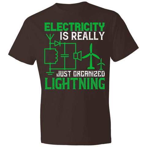 Image of Electrician Design Lightweight T-Shirt 4.5 oz - Alexecom.com