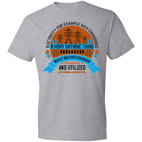 Image of Electrician Design Lightweight T-Shirt 4.5 oz - Alexecom.com