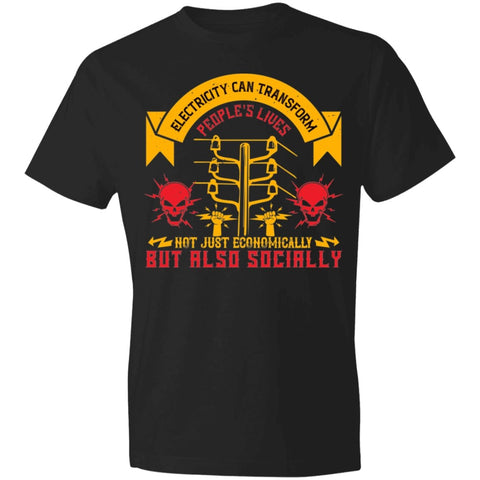 Image of Electrician Design Lightweight T-Shirt 4.5 oz - Alexecom.com