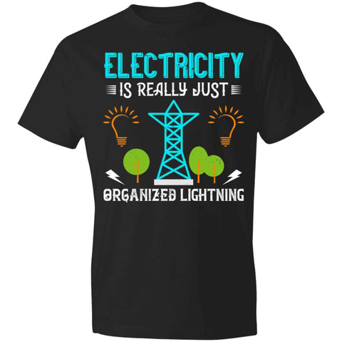 Image of Electrician Design Lightweight T-Shirt 4.5 oz - Alexecom.com