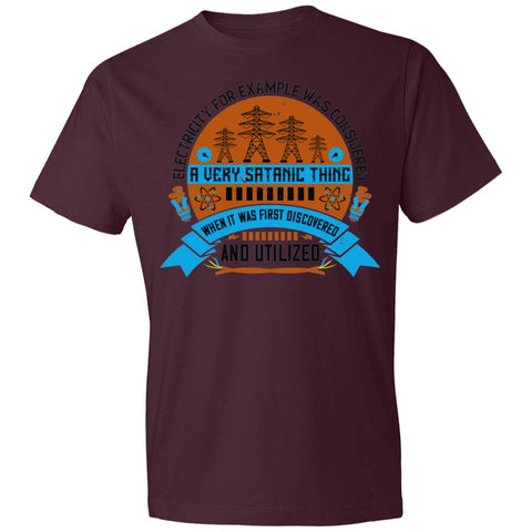 Image of Electrician Design Lightweight T-Shirt 4.5 oz - Alexecom.com