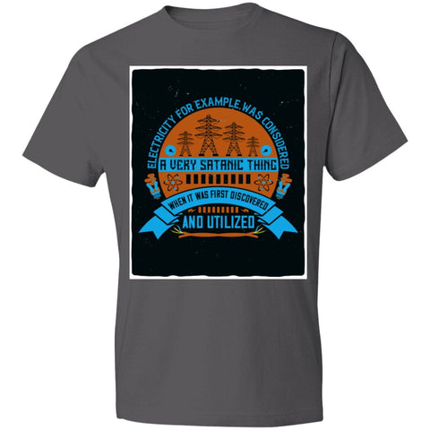 Image of Electrician Design Lightweight T-Shirt 4.5 oz - Alexecom.com
