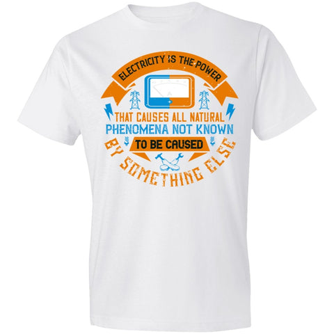 Image of Electrician Design Lightweight T-Shirt 4.5 oz - Alexecom.com